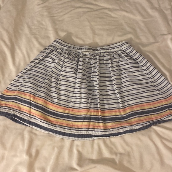 Striped cotton spring skirt - Picture 2 of 5